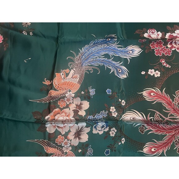 Vintage Chinese Silk Brocade Tapestry Textile 51" x 74" - Picture 4 of 15